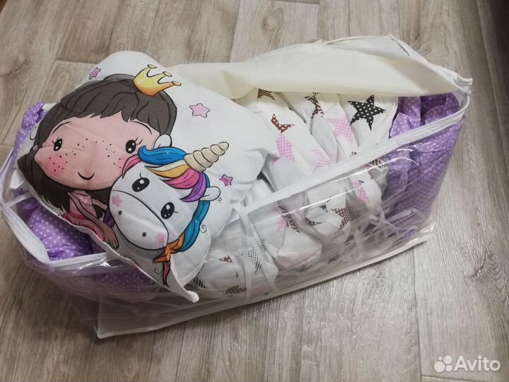 Бортики в детскую кроватку новые