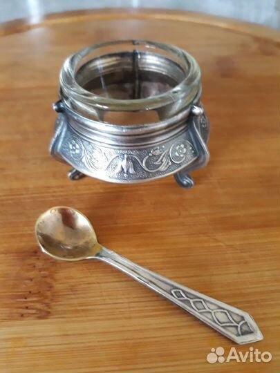 Солонка мельхиор СССР