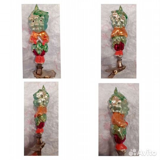 Елочные игрушки 50-60х годов