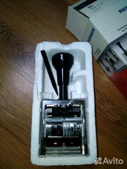 Нумератор Reiner B6K 6-разрядный с штемп. подушкой