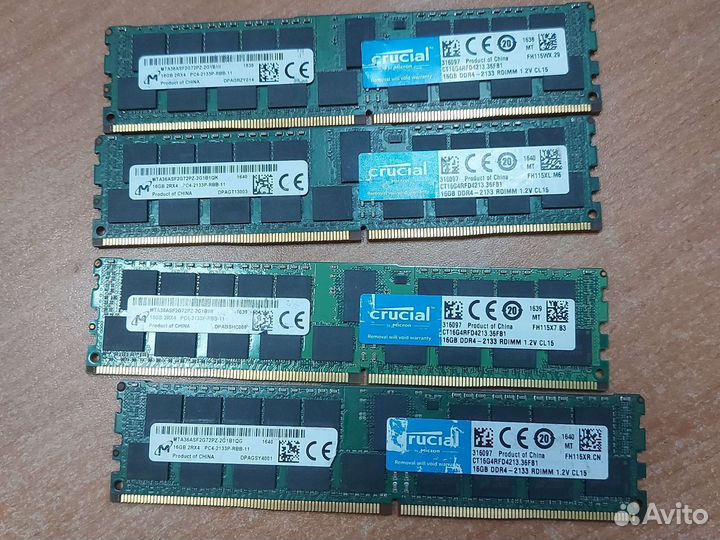 Модуль памяти DDR4 16Gb REG ECC