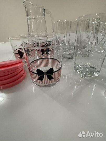 Набор графин, стаканы и креманки