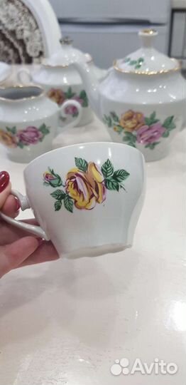 Чайный сервиз СССР рига на 12 персон