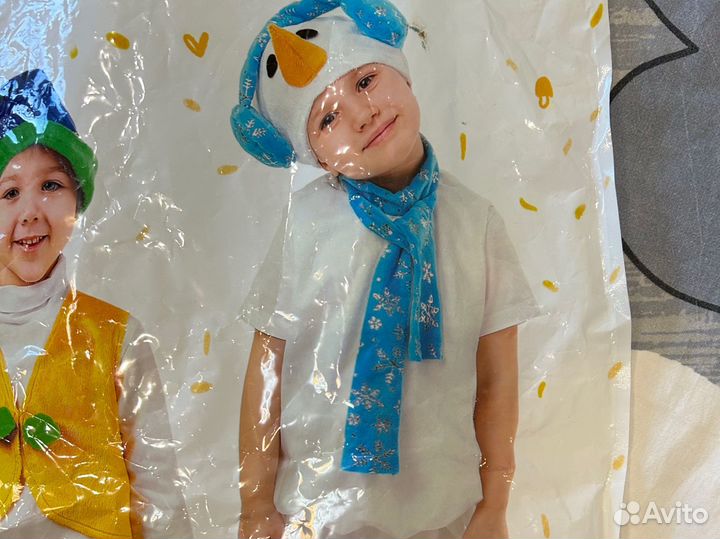 Костюм снеговика для мальчика 128