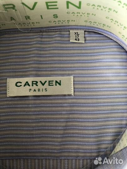 Мужская хлопковая рубашка Carven Paris XL 17/43