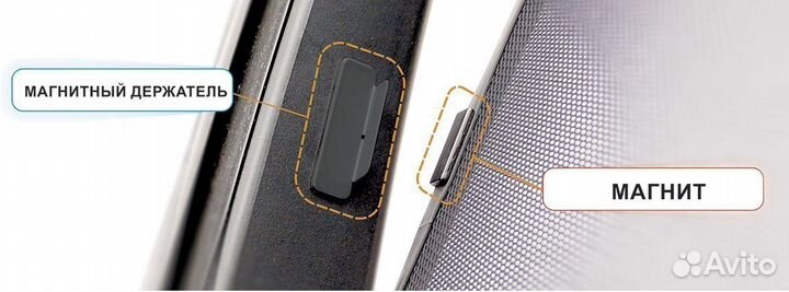 Автошторки магнитные Toyota Camry