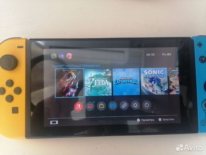 Прошитый Nintendo Switch Rev. 2 /160Gb/Много Игр