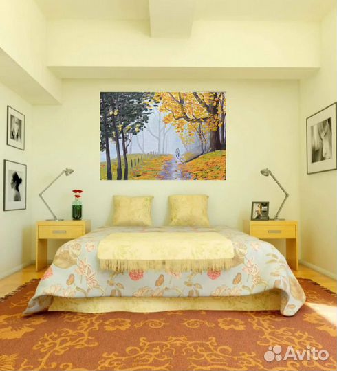 Картина маслом Осенний пейзаж