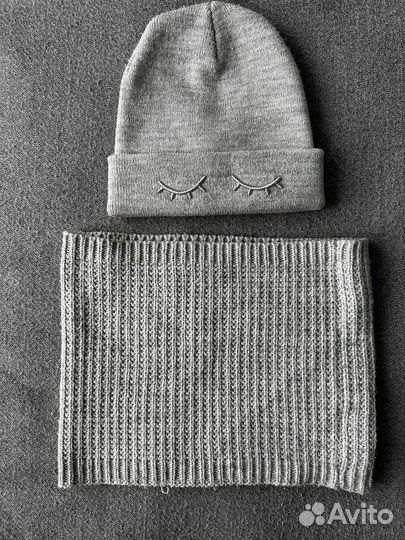 Шапка демисезонная для девочки 52 54