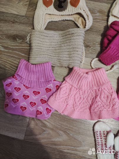 Комплект шапка, шарф