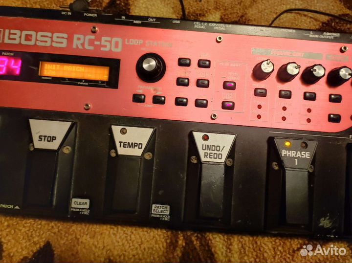 Гитарный процессор boss rc 50 loop station