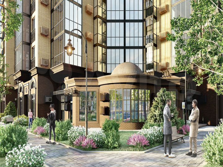 3-к. квартира, 91,4 м², 2/9 эт.