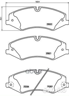 Колодки тормозные land rover discovery/range RO