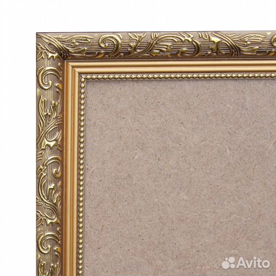 Фоторамка из пластика 25 на 30 см Садко золото