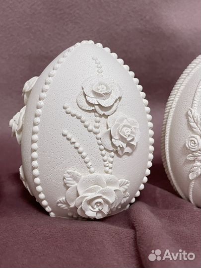 Яйцо пасхальное из гипса