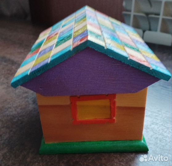 Шкатулка-Игрушка Домик