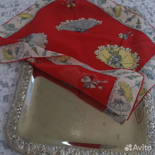 Стильный платок - косынка Зонты