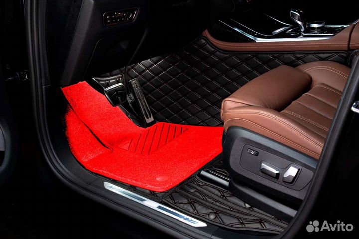 3D Коврики Range Rover Салон Багажник из Экокожи