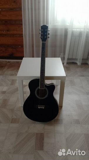 Elitaro E4010 BK Акустическая гитара с вырезом