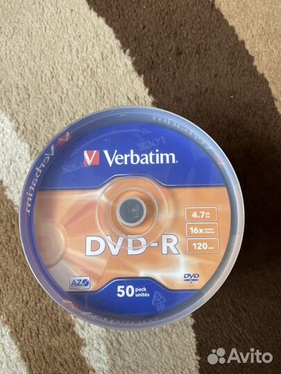 Диски dvd r verbatim