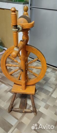 Прялка деревянная старинная