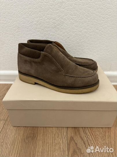 12 storeez ботинки 37 коричневые замша
