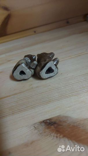 Винтаж фарфоровая СССР статуэтка мини медвежонок