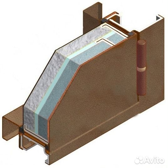 Дверь морозостойкая для коттетжей Урал