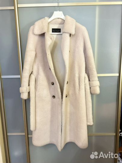 Пальто зимнее из овечей шерсти 100%