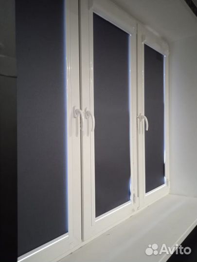 Рулонные кассетные шторы блекаут Q6267-Z1696