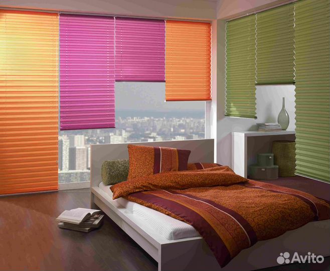 Шторы Плиссе для защиты от солнца