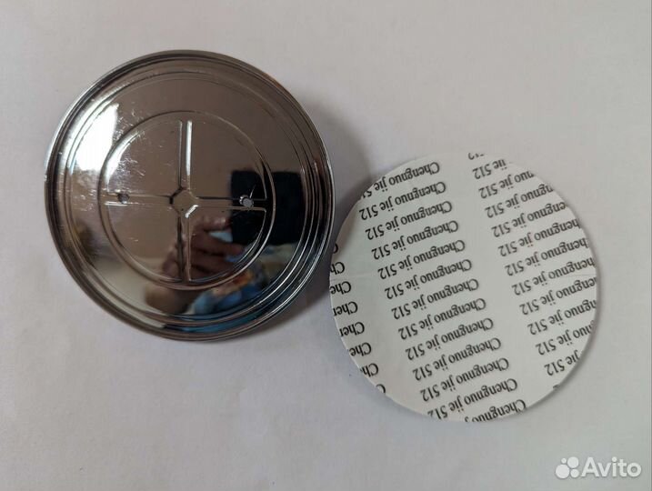 Эмблема капота BMW 73, 82 mm cherep stille