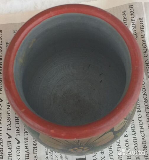 Ваза хохлома 50-е годы