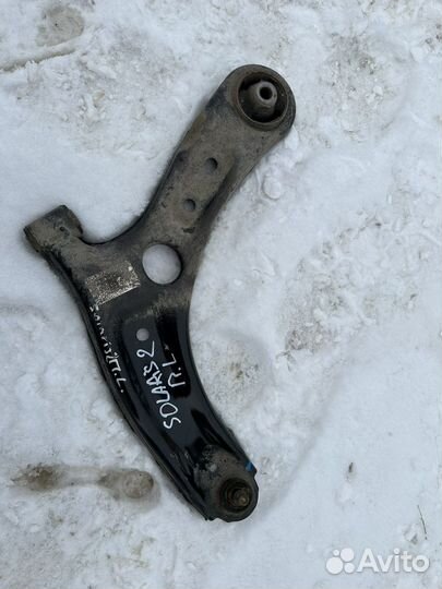 Левый рычаг Hyundai Solaris 2