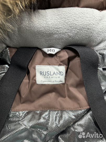 Детский зимний комбинезон rusland 140 новый с деф