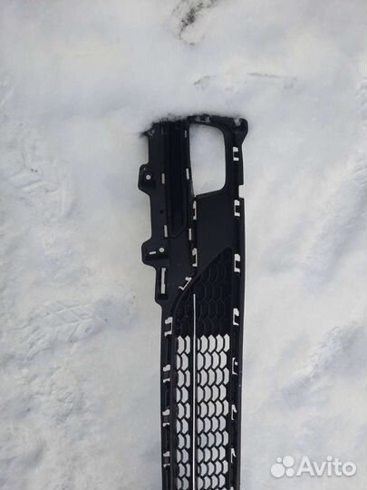 Решетка в бампер киа рио 3 ресталинг