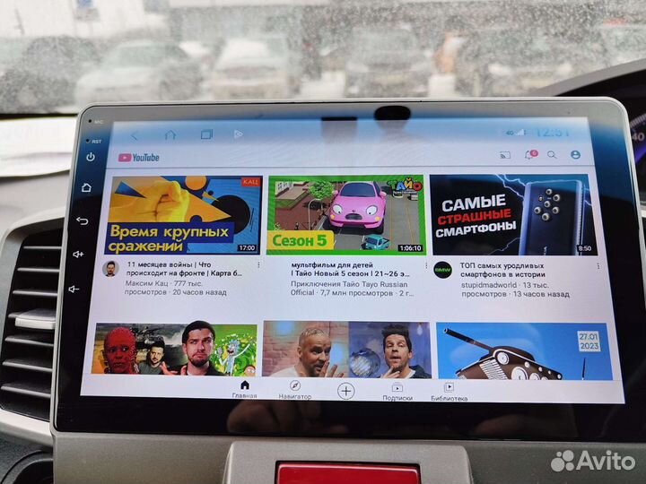 Штатная магнитола 10 дюймов DjAvto 4377-4745