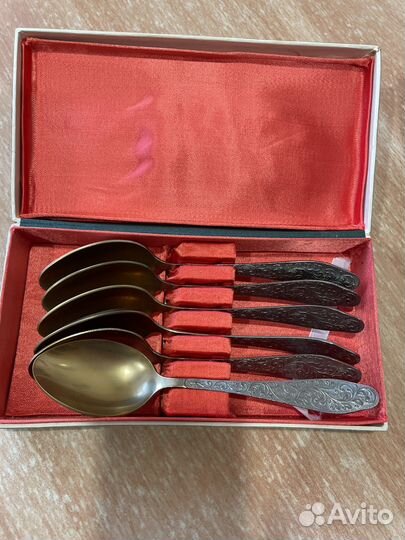Вилки мельхиоровые СССР 6 шт, ложки 6 шт