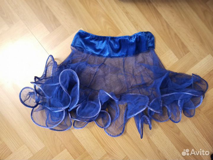 Синий подъюбник новый