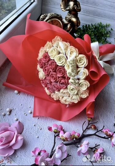 Букет из шоколадных роз