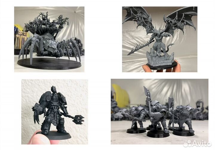 Warhammer 40k много моделей