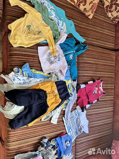 Вещи пакетом на мальчика до года