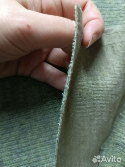 Ткань итальянская трикотаж двуслойный под шерсть