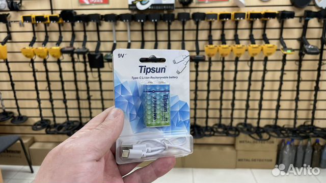 Крона аккумулятор Tipsun 9v 3700mWh