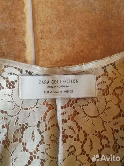 Платье Zara кружево M