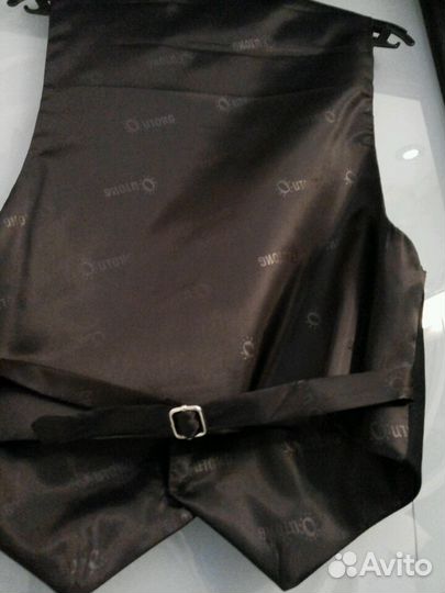 Пиджак+жилетка р 56 на 1-2 класс Темно синий цвет