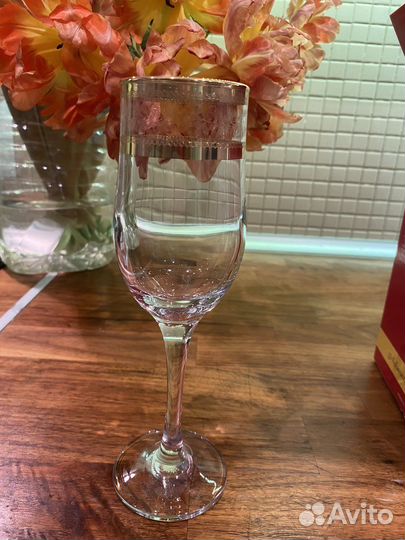 Новые бокалы Гусь хрустальный
