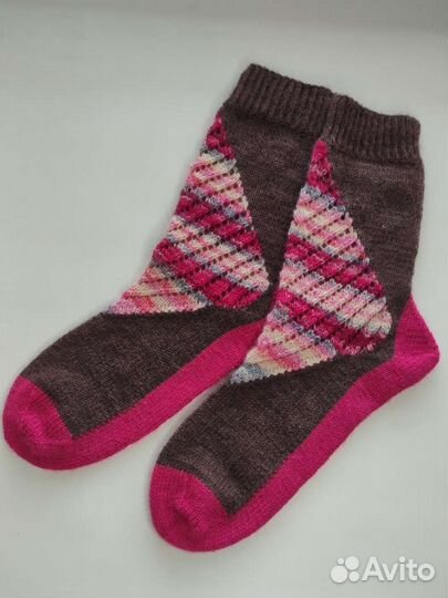 Носки шерстяные женские ручной работы