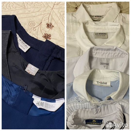 Большой пакет для первоклашки.Рост 122-128.Б/У