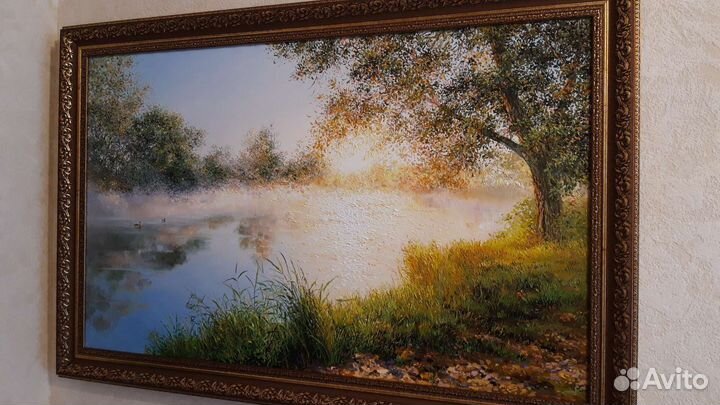 Картина маслом на холсте пейзаж 50*80